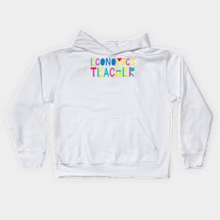 Economics Teacher Gift Idea Cute Back to School Kids Hoodie